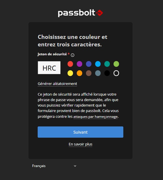 Passbolt - Security token